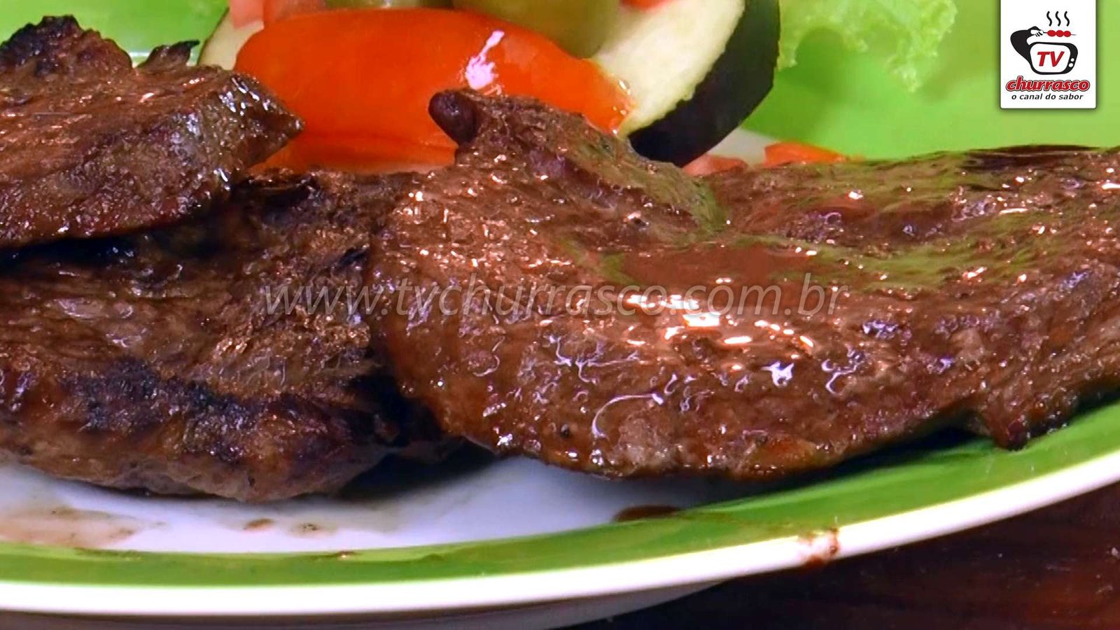Bife de Alcatra com Mostarda Preta TV Churrasco O Canal do Sabor