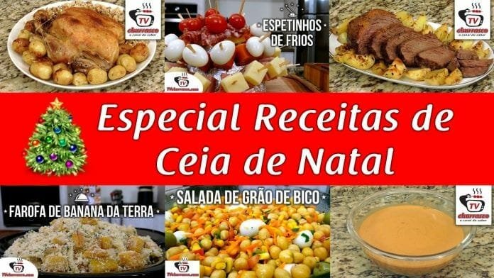 Especial Receitas de Ceia de Natal Especial Receitas de Ceia de Natal