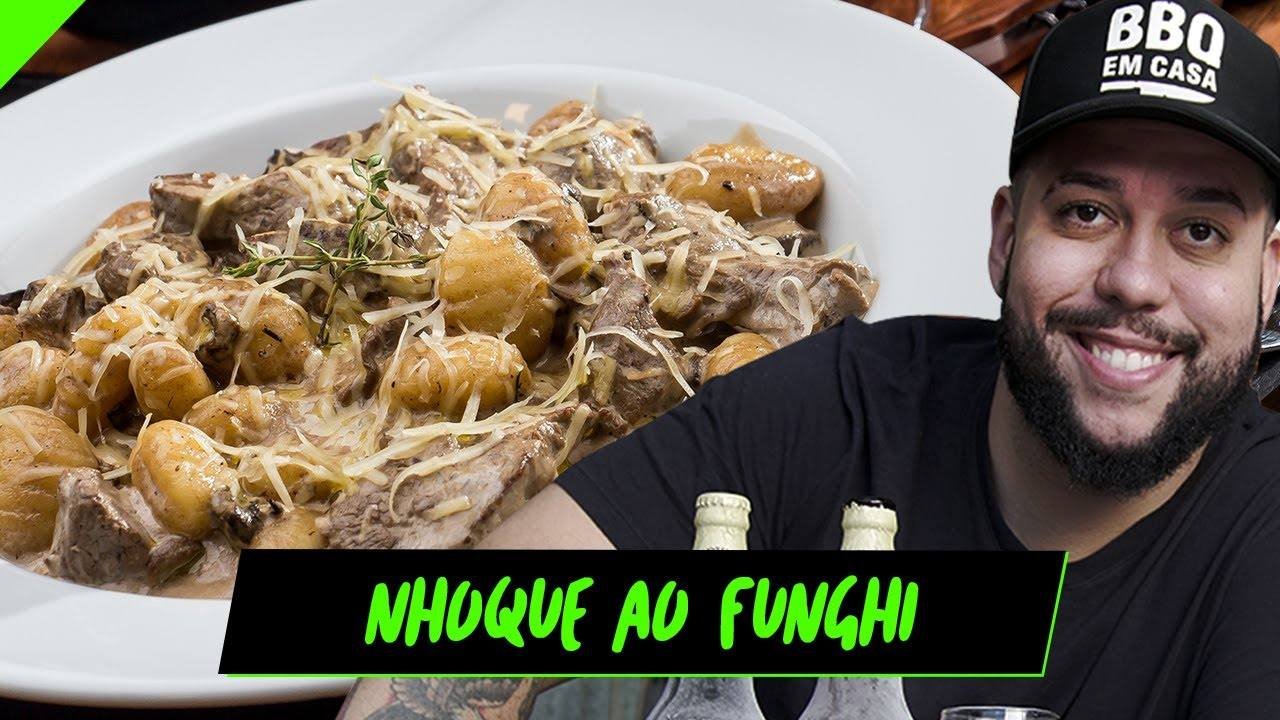Nhoque Ao Funghi Mignon Dia Dos Namorados BBQ Em Casa Tv Churrasco